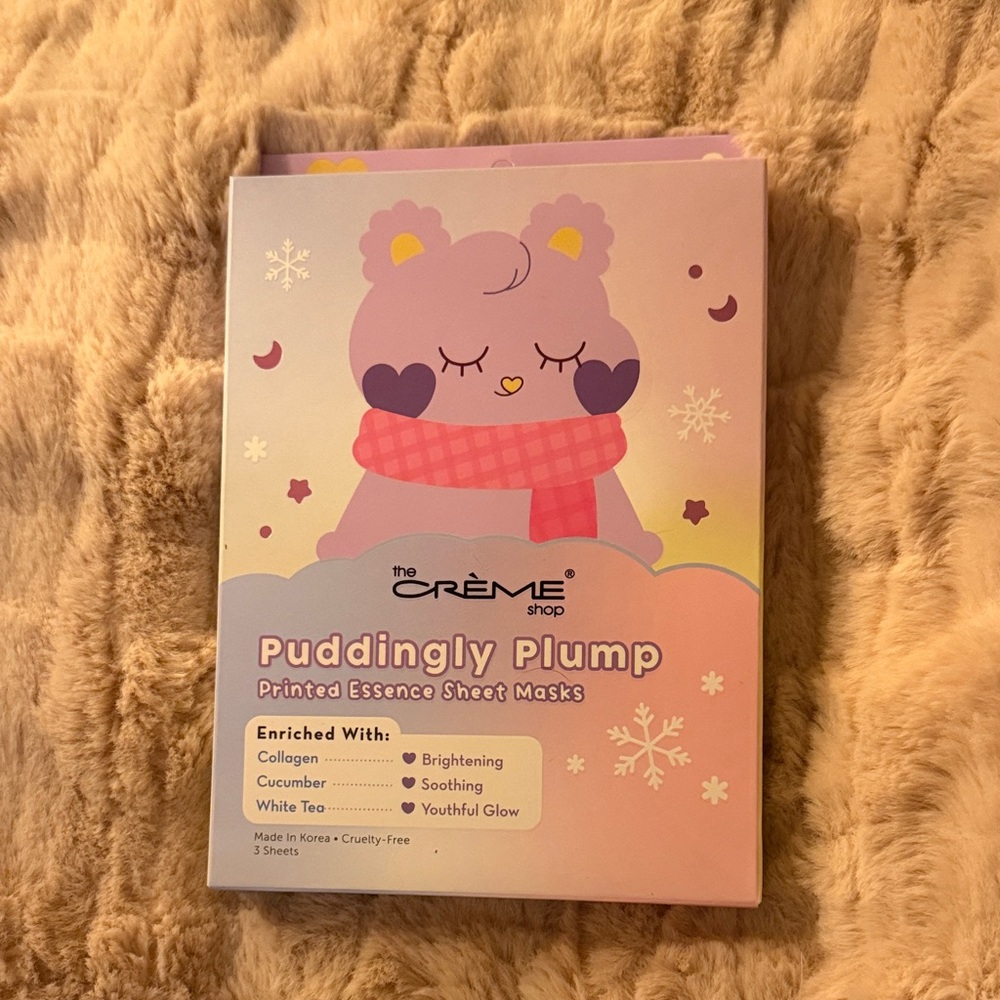 The Crème Shop Puddingly Plump Sheet Masks- Set of 3